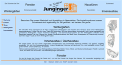 Desktop Screenshot of junginger-neenstetten.de