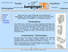Tablet Screenshot of junginger-neenstetten.de